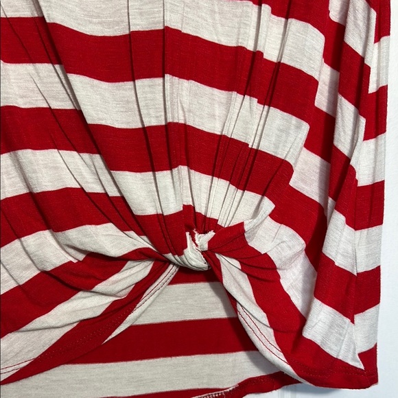 Patriotic Short Sleeve Tie Front Tee - Picture 4 of 4